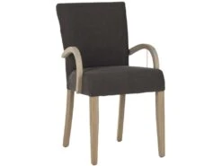 Chaise Bois En Gris, 51 X 57 X 87.88 Cm