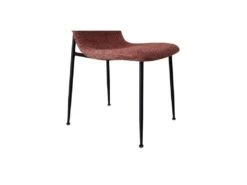 Chaise 'ALICE' Bouclé Rose, Dimension H81.5 X L42 X P57, Idéal Pour Votre Cuisine Ou Salle à Manger -Deco.fr Soldes Boutique chaise 20934063