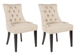 Chaise Beige 55 X 60 X 92.45 Cm - Saundra