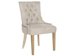 Chaise Beige 60 X 56 X 92.45 Cm - Saundra -Deco.fr Soldes Boutique chaise 21034573
