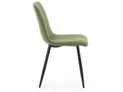 Pack 4 Chaises Sagi Recouvertes De Tissu Vert -Deco.fr Soldes Boutique chaise 21098433