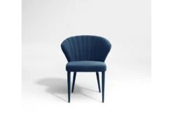 Lot De 2 Chaises Velours Bleu Canard Pieds Velours Assortis -Deco.fr Soldes Boutique chaise 21220361