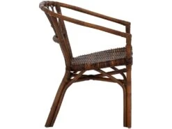 Lot De 2 Chaises De Salle à Manger En Rotin Marron -Deco.fr Soldes Boutique chaise 21556681