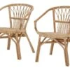 Chaises De Salle à Manger Lot De 2 En Rotin Nature -Deco.fr Soldes Boutique chaise 21556807