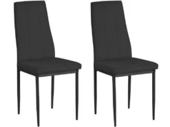 Chaise Kelly 2pk Noir -Deco.fr Soldes Boutique chaise 21686239