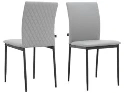 Chaise De Salle à Manger Pavia 4pk Gris -Deco.fr Soldes Boutique chaise 21686961