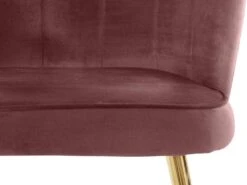 Ensemble De 2 Chaises De Salle à Manger Rembourrées En Velours Rose -Deco.fr Soldes Boutique chaise 21690923