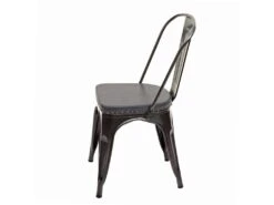 4x Chaises De Salle à Manger Cuisine Design Industriel En Métal Noir Assise Synthétique Gris 04_0000597 7 4x Chaises De Salle à Manger Cuisine Design Industriel En Métal Noir Assise Synthétique Gris 04_0000597 -Deco.fr Soldes Boutique chaise 21741017