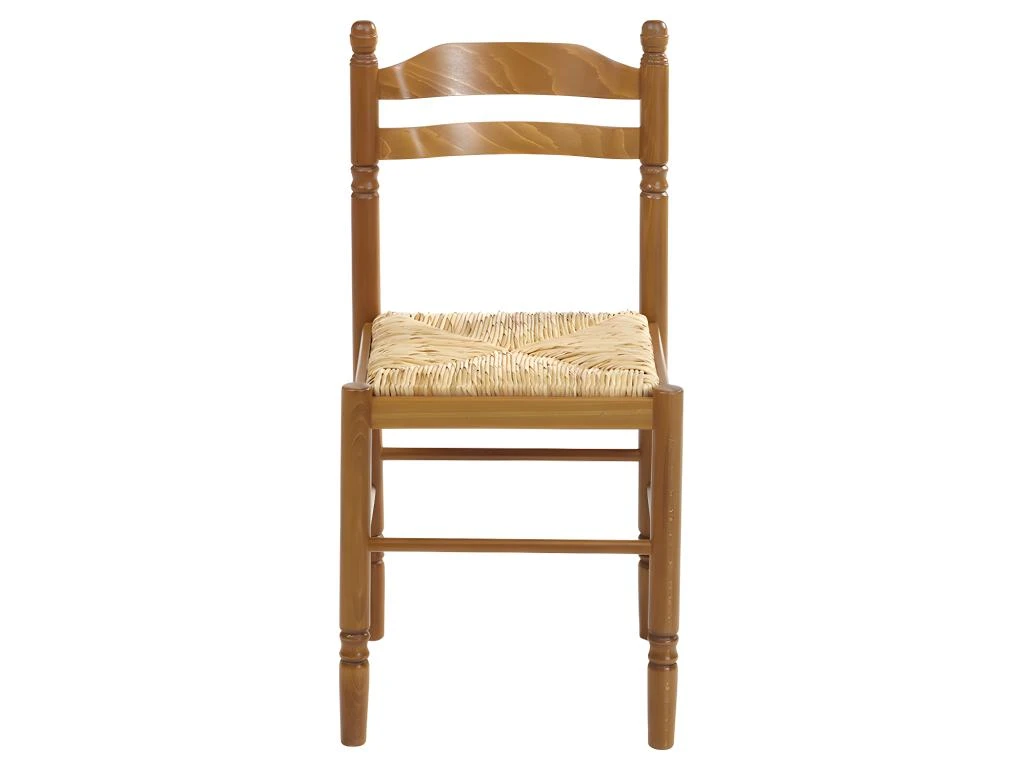 Lot De 6 Chaises JEANNE - Hêtre Massif & Assise Paille De Riz 3 Lot De 6 Chaises JEANNE - Hêtre Massif & Assise Paille De Riz – Image 3