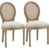 Lot De 2 Chaises Louis XVI Cannage VERSAILLES Lin Beige -Deco.fr Soldes Boutique chaise 21988543