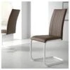 Duo De Chaises Similicuir Marron - LUMBA -Deco.fr Soldes Boutique chaise 22117097