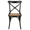 Chaise En Bois Noire Villa Florence - Bistrot