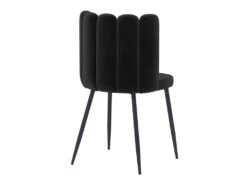 Chaise Rosy En Velours Noir (lot De 2) -Deco.fr Soldes Boutique chaise 22352383