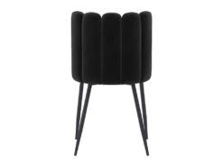 Chaise Rosy En Velours Noir (lot De 2) -Deco.fr Soldes Boutique chaise 22352385