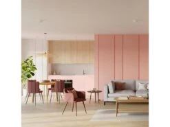 Chaise Rosy En Velours Vieux Rose (lot De 2) -Deco.fr Soldes Boutique chaise 22352429