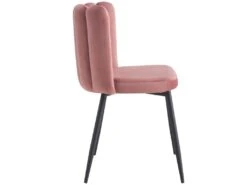 Chaise Rosy En Velours Vieux Rose (lot De 2) -Deco.fr Soldes Boutique chaise 22352433