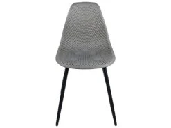 KAYELLES Lot De 4 Chaises De Cuisine Nid D’abeille OTA (Gris) -Deco.fr Soldes Boutique chaise 22365563