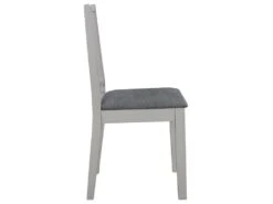 Lot De 4 Chaises De Salle à Manger Cuisineà Dîner Avec Coussins Gris Bois Solide CDS022102 -Deco.fr Soldes Boutique chaise 22477859