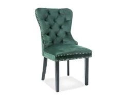 Chaise De Salle Ă Manger Design 51 X 46 X 98 Cm - Vert