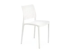 Chaise Design En Polypropylène 42 X 55 X 79 Cm - Blanc