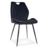 Chaise En Velours 51 X 46 X 91 Cm - Noir 7 Chaise En Velours 51 X 46 X 91 Cm - Noir -Deco.fr Soldes Boutique chaise 22741939
