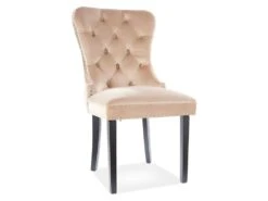 Chaise De Salle Ă Manger Design 51 X 46 X 98 Cm - Beige