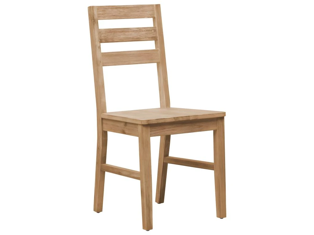 Lot De 2 Chaises De Salle à Manger Cuisine Design Classique Bois D'acacia Massif CDS020274 2 Lot De 2 Chaises De Salle à Manger Cuisine Design Classique Bois D'acacia Massif CDS020274 – Image 2