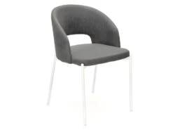 Chaise De Salle à Manger Design 51 X 57 X 77 Cm - Gris -Deco.fr Soldes Boutique chaise 22800043