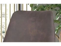 Chaise MICRA PU Micro Fibre Brun, Dimensions: H86 X L49 X P61 Cm, Idéal Pour Un Salon De Prestige 8 Chaise MICRA PU Micro Fibre Brun, Dimensions: H86 X L49 X P61 Cm, Idéal Pour Un Salon De Prestige -Deco.fr Soldes Boutique chaise 22804159