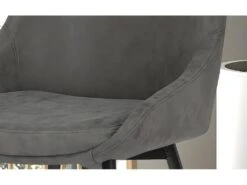 Chaise MICRA PU Gris Clair, Dimensions: H86 X L49 X P61 Cm, Idéal Pour Un Salon De Prestige -Deco.fr Soldes Boutique chaise 22804199
