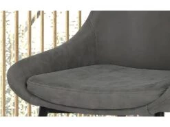 Chaise MICRA PU Gris Clair, Dimensions: H86 X L49 X P61 Cm, Idéal Pour Un Salon De Prestige -Deco.fr Soldes Boutique chaise 22804201