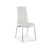Chaise MERIL PU Blanc, Dimensions: H96 X L42 X P55 Cm, Idéal Pour Une Salle à Manger Tape-à-l'œil -Deco.fr Soldes Boutique chaise 22858725