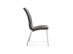 Chaise MERIL PU Gris, Dimensions: H96 X L42 X P55 Cm, Idéal Pour Une Salle à Manger Tape-à-l'œil 9 Chaise MERIL PU Gris, Dimensions: H96 X L42 X P55 Cm, Idéal Pour Une Salle à Manger Tape-à-l'œil -Deco.fr Soldes Boutique chaise 22858743