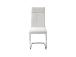 Chaise ALI PU Blanc, Dimensions: H101 X L42 X P61 Cm, Idéal Pour Une Salle à Manger Unique -Deco.fr Soldes Boutique chaise 22859615