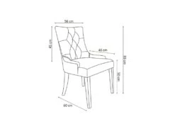 Chaise ROYA Velours Beige, Pieds Antique Brossé, Dimension H93 X L57 X P60 Cm, Idéal Pour Votre Cuisine Ou Salle à Manger 7 Chaise ROYA Velours Beige, Pieds Antique Brossé, Dimension H93 X L57 X P60 Cm, Idéal Pour Votre Cuisine Ou Salle à Manger -Deco.fr Soldes Boutique chaise 22989749