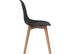 Lot De 2 Chaises Cuisine Style Scandinave NAO (noir) -Deco.fr Soldes Boutique chaise 23022073