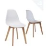 Lot De 2 Chaises Cuisine Style Scandinave NAO (blanc) 14 Lot De 2 Chaises Cuisine Style Scandinave NAO (blanc) -Deco.fr Soldes Boutique chaise 23022079
