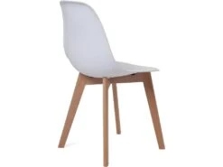 Lot De 2 Chaises Cuisine Style Scandinave NAO (blanc) 8 Lot De 2 Chaises Cuisine Style Scandinave NAO (blanc) -Deco.fr Soldes Boutique chaise 23022085
