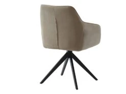 Chaise MUSE - Avec Accoudoirs - Tissu - Beige -Deco.fr Soldes Boutique chaise 23023795