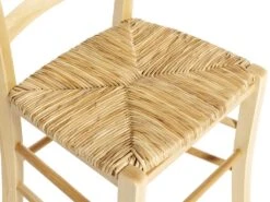 Lot De 2 Chaises PAYSANNE - Hêtre Massif & Paille De Riz - Teinte : Naturel -Deco.fr Soldes Boutique chaise 231683