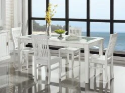 Lot De 2 Chaises GUERANDE - Pin Blanc -Deco.fr Soldes Boutique chaise 244101