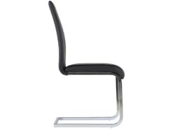 Lot De 4 Chaises LIRICA - Simili Noir -Deco.fr Soldes Boutique chaise 261847