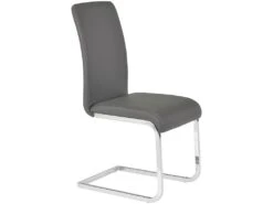 Lot De 4 Chaises LIRICA - Simili Gris 15 Lot De 4 Chaises LIRICA - Simili Gris -Deco.fr Soldes Boutique chaise 261859