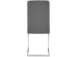 Lot De 4 Chaises LIRICA - Simili Gris 17 Lot De 4 Chaises LIRICA - Simili Gris -Deco.fr Soldes Boutique chaise 261863