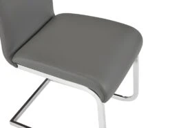 Lot De 4 Chaises LIRICA - Simili Gris 18 Lot De 4 Chaises LIRICA - Simili Gris -Deco.fr Soldes Boutique chaise 261865