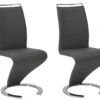 Lot De 2 Chaises TWIZY - Simili Noir -Deco.fr Soldes Boutique chaise 267023