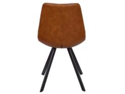 Lot De 6 Chaises LUBINE - Simili - Caramel -Deco.fr Soldes Boutique chaise 284271