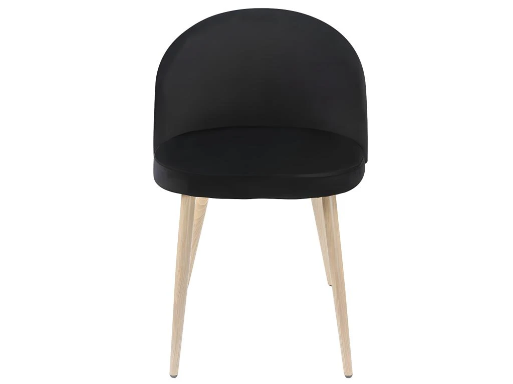 Lot De 2 Chaises LILLY - Velours - Noir 5 Lot De 2 Chaises LILLY - Velours - Noir – Image 5