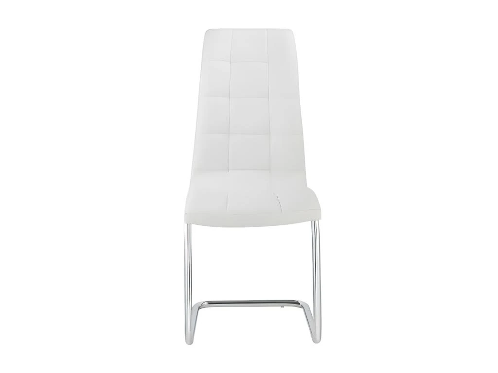 Lot De 6 Chaises NADYA - Simili - Blanc 3 Lot De 6 Chaises NADYA - Simili - Blanc – Image 3