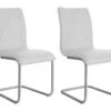 Lot De 2 Chaises WESTON - Simili - Blanc -Deco.fr Soldes Boutique chaise 329975